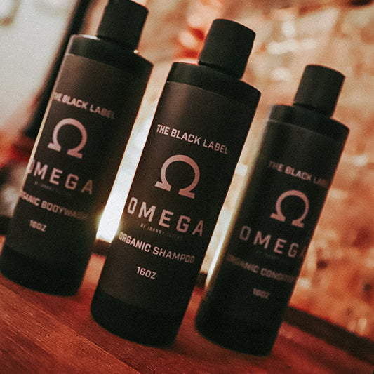 Black Label Omega Shower Set