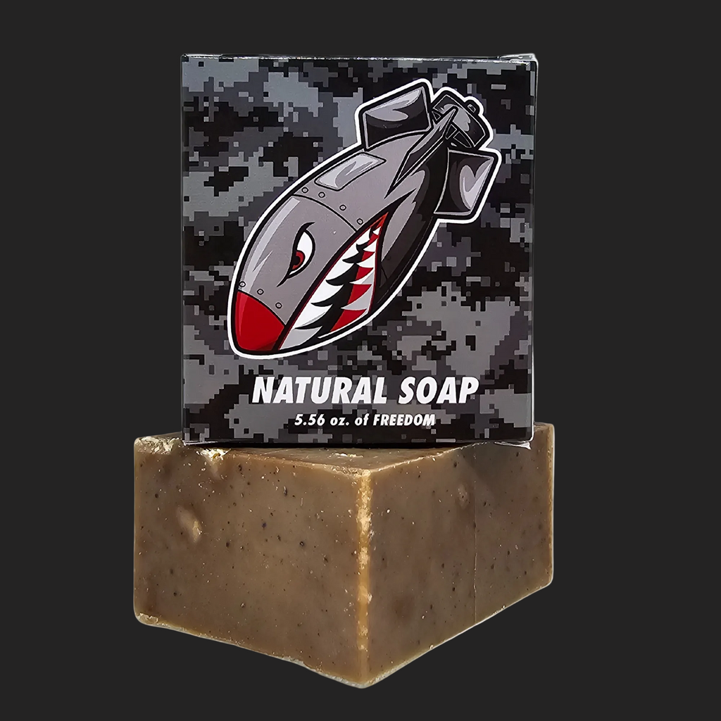 Exfoliator Natural Soap - Lemongrass and Peppermint