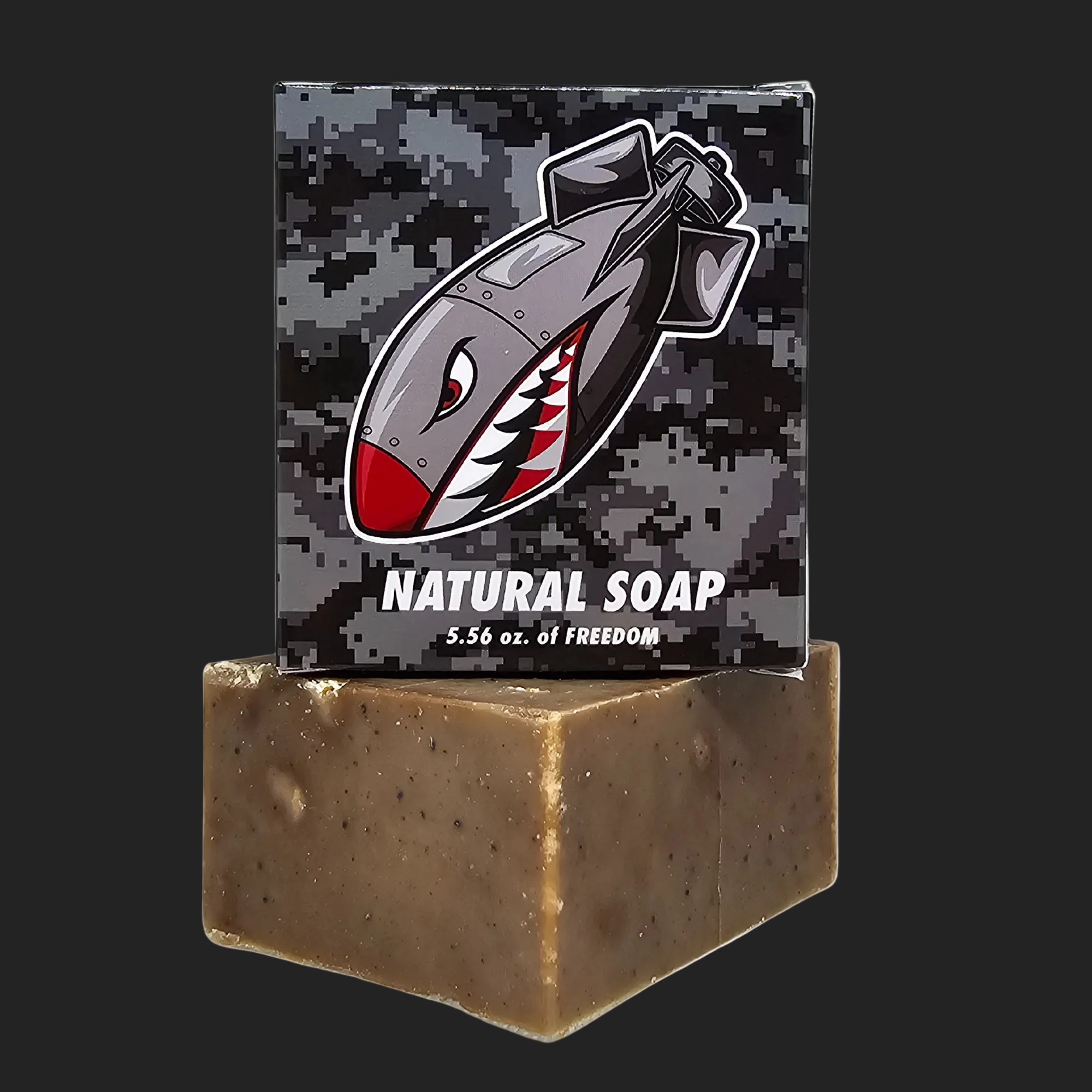 Exfoliator Natural Soap - Lemongrass and Peppermint