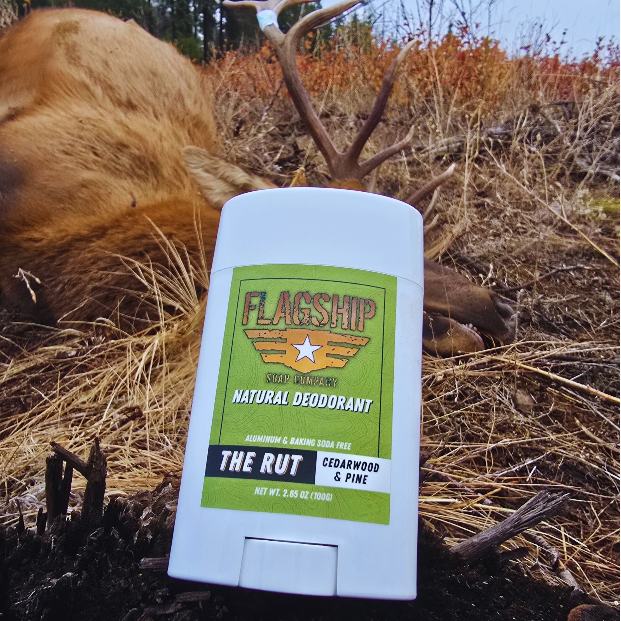 The Rut Cedarwood and Pine Natural Deodorant