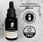 Beard Growth Oil Serum for Men All Natural and Organic Bread Grooming Oil For Men Unscented Facial Hair Serum For Beard Gifts Ideas For Him Self Care Products – 30ml