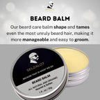 Beard Growth Kit Men’s Beard Care Kit Grooming Set 5 Pieces Beard Products with Wash, Oil Serum, Balm and a Gift Box for Men Self Care