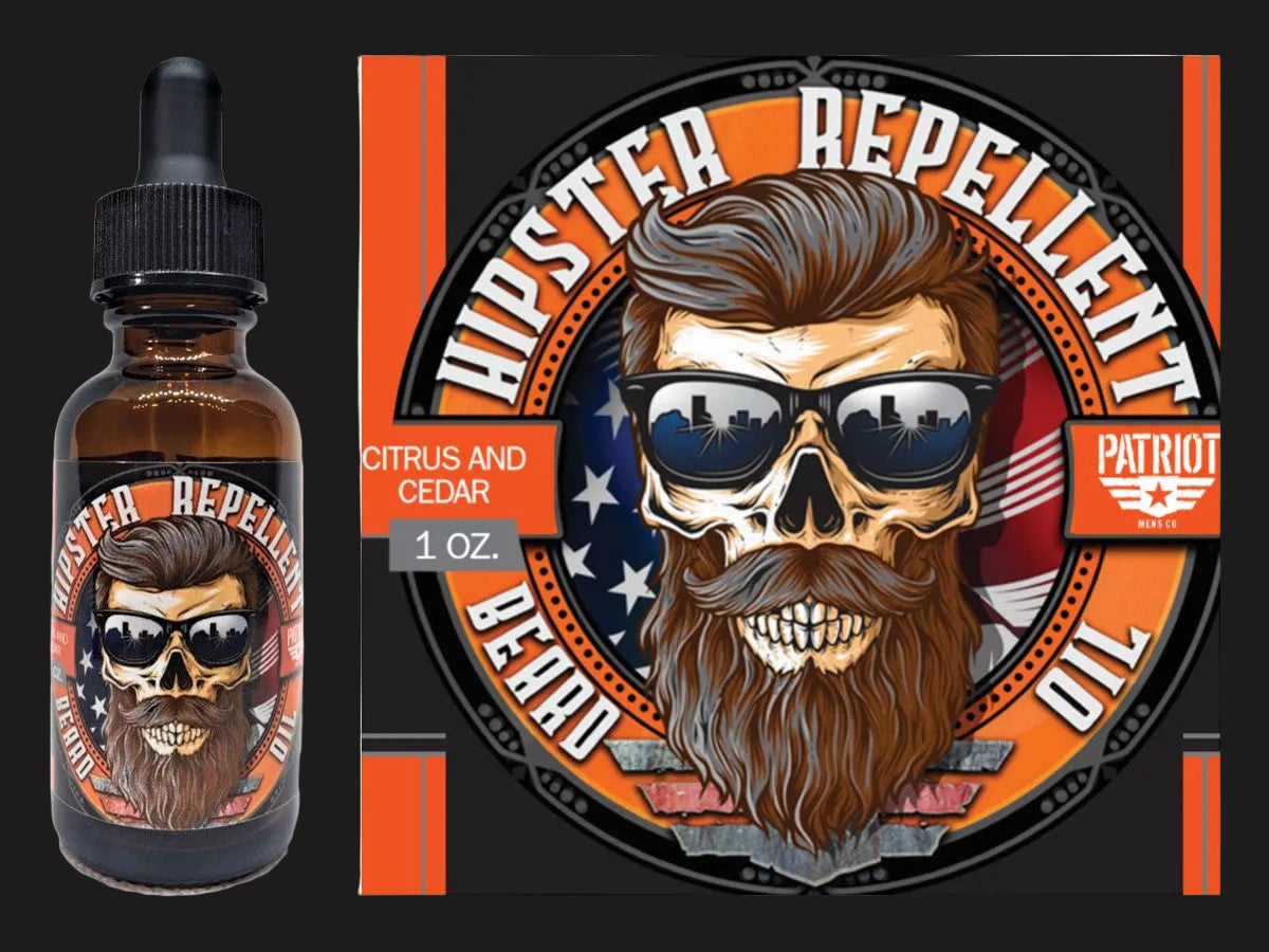 Hipster Repellent  1oz Natural Beard Oil Citrus and Cedar