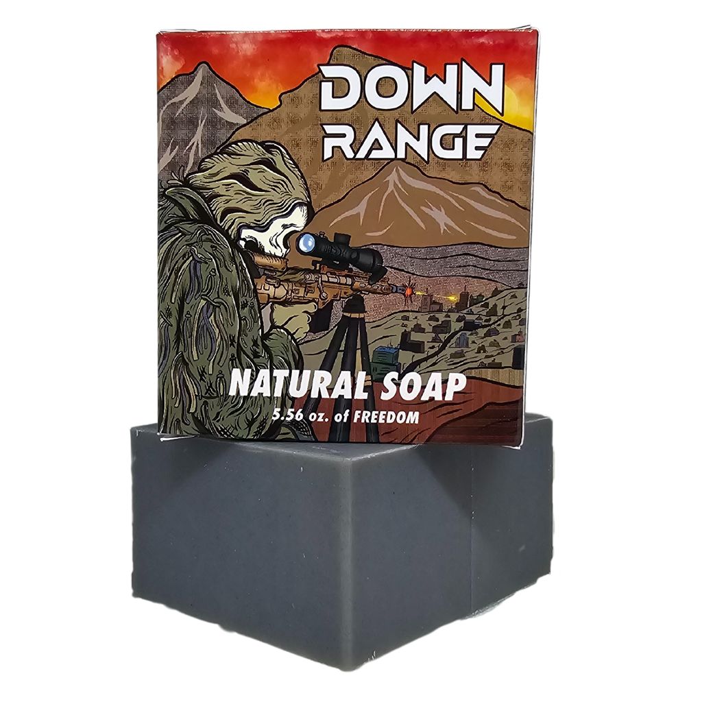 Down Range Natural Soap - Gun Powder