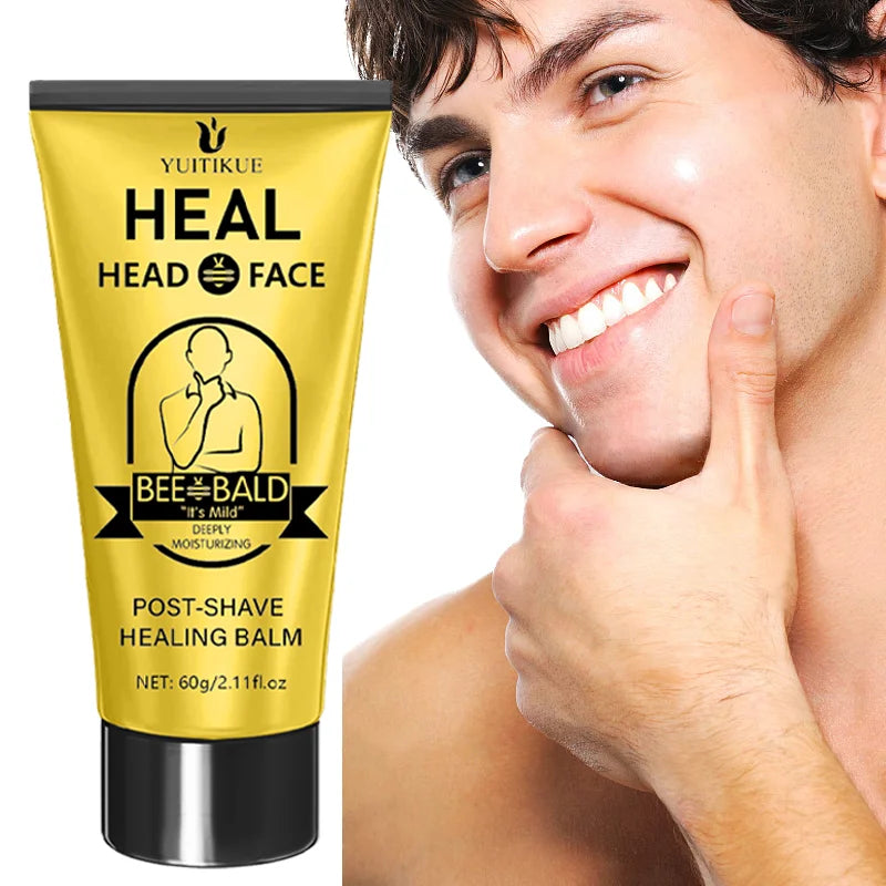 Men's Aftershave Lotion - Smooth Deep Moisturizing, Post-Shave Skincare, Keeps Skin Hydrated, Strengthens Beard Root Care