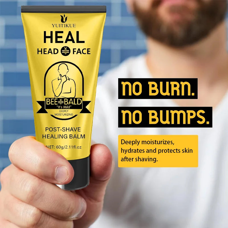 Men's Aftershave Lotion - Smooth Deep Moisturizing, Post-Shave Skincare, Keeps Skin Hydrated, Strengthens Beard Root Care