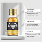 Men's Bee Venom Gynecomastia Oil Chest Firming Sculpting Cooling & Non-Greasy Chest Shaping Massage Oil for Men Skin Care