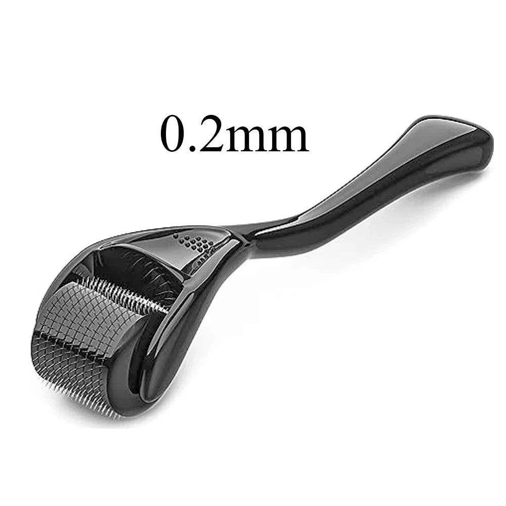 Derma Roller for Hair Growth & Face Care - Microneedling Pen with 540 Needles Scalp Beard Massager for Men Women Skin Care Tool