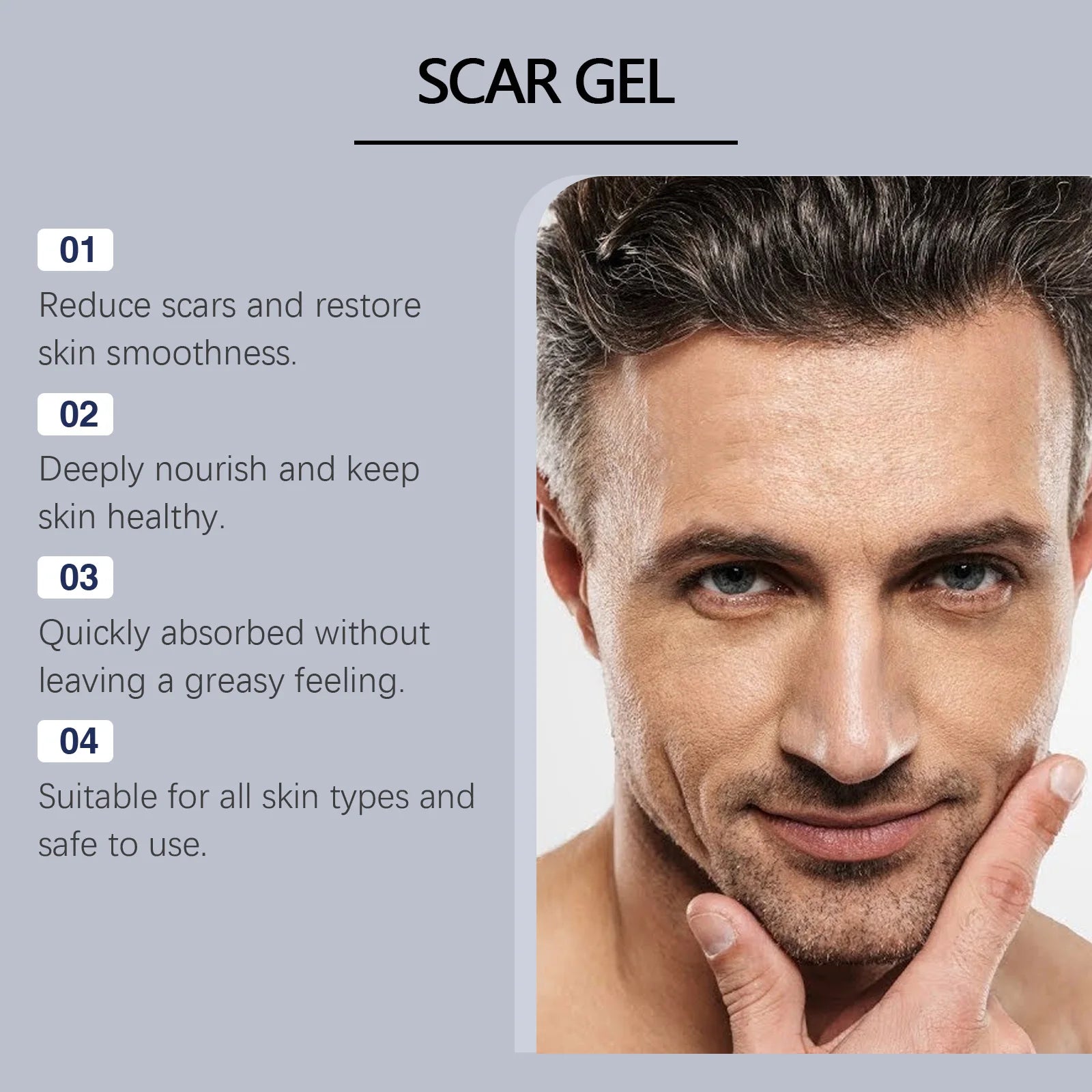 East Moon Collagen Scar Gel Reduces Scar Visibility Deeply Moisturize Repair Damaged Skin Enhance Elasticity Quickly Absorbed