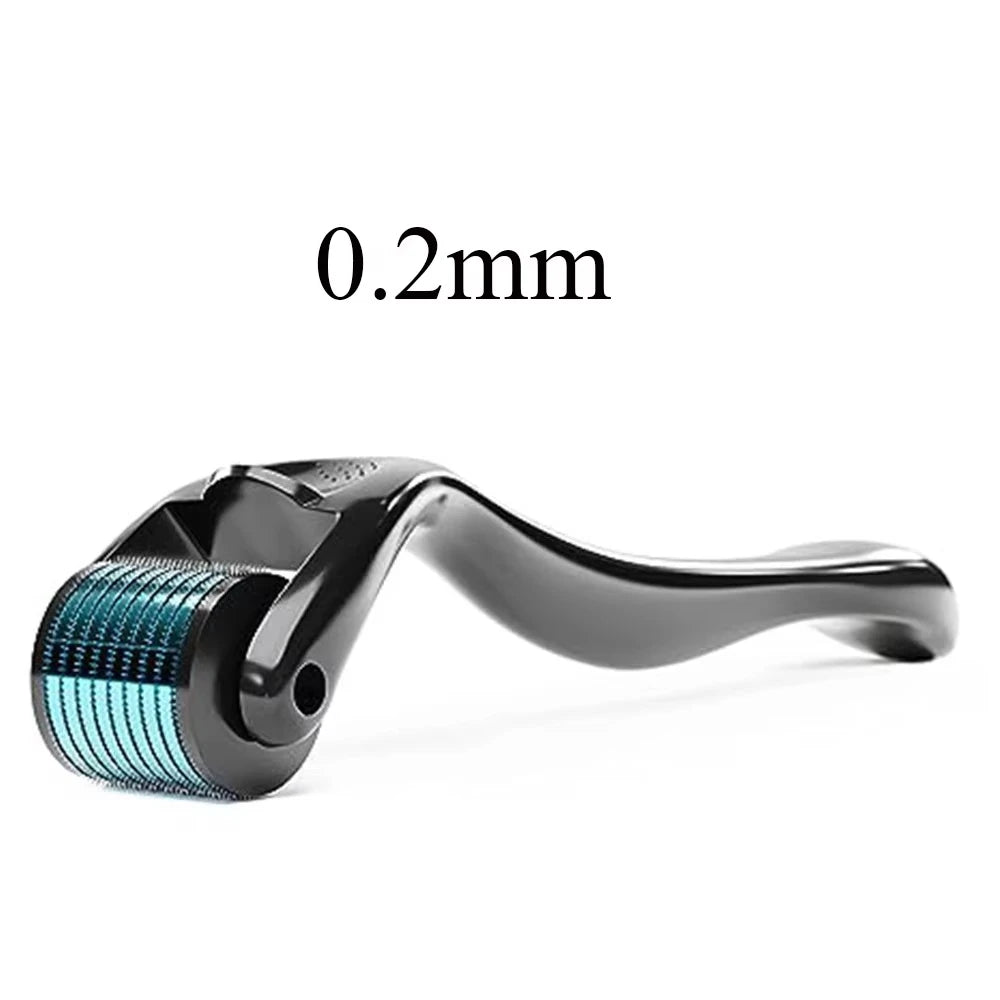 Derma Roller for Hair Growth & Face Care - Microneedling Pen with 540 Needles Scalp Beard Massager for Men Women Skin Care Tool
