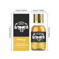Men's Bee Venom Gynecomastia Oil Chest Firming Sculpting Cooling & Non-Greasy Chest Shaping Massage Oil for Men Skin Care