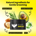 SEVICH Natural Beard Balm Wax Beard Growth Oil for Men Moisturizing Smoothing Beard Styling Professional Care Cream Skin Care