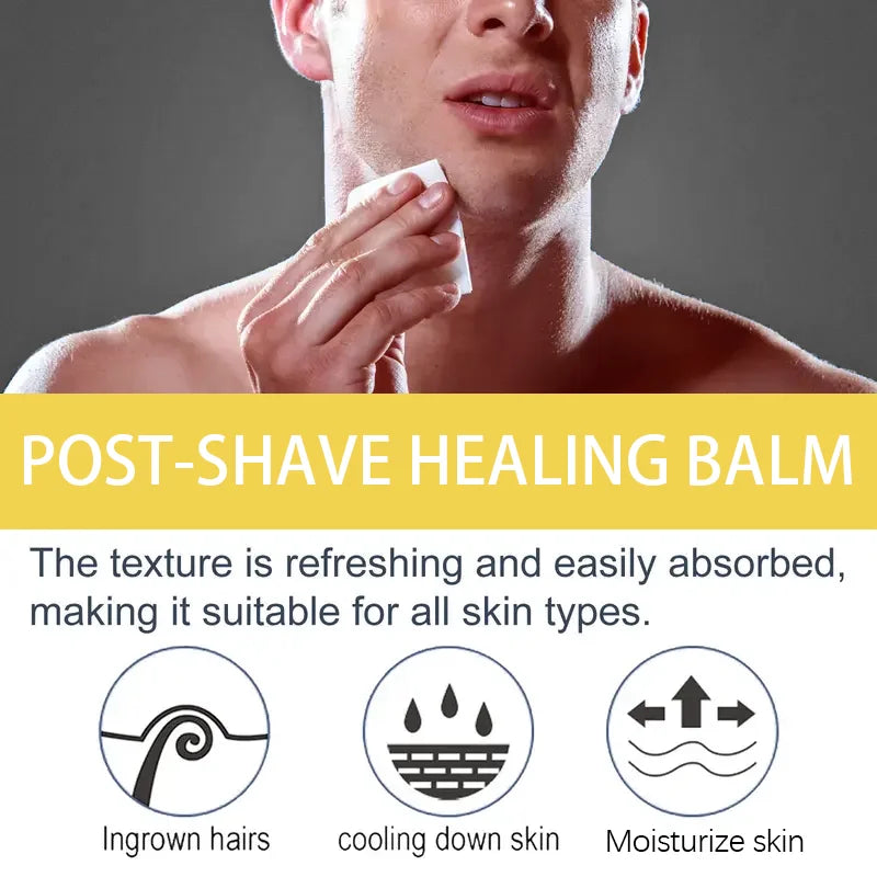 Men's Aftershave Lotion - Smooth Deep Moisturizing, Post-Shave Skincare, Keeps Skin Hydrated, Strengthens Beard Root Care