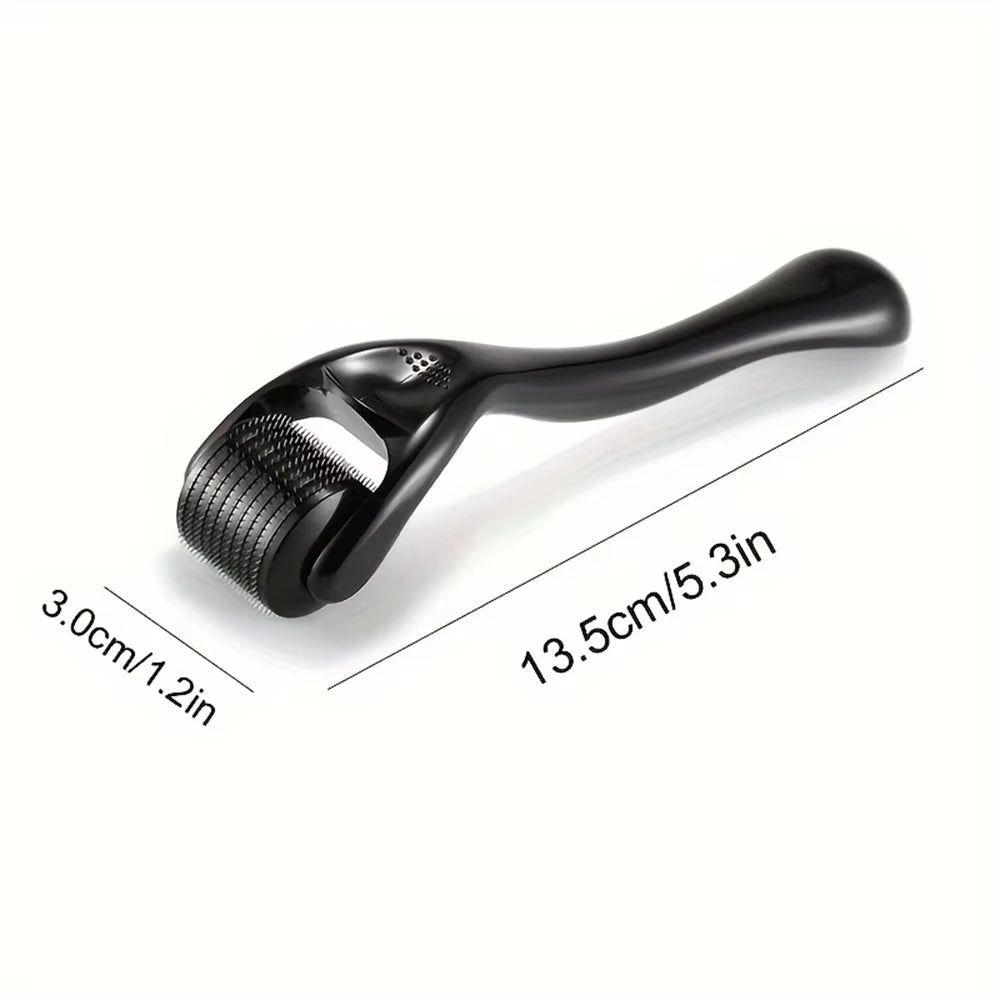 Derma Roller for Hair Growth & Face Care - Microneedling Pen with 540 Needles Scalp Beard Massager for Men Women Skin Care Tool