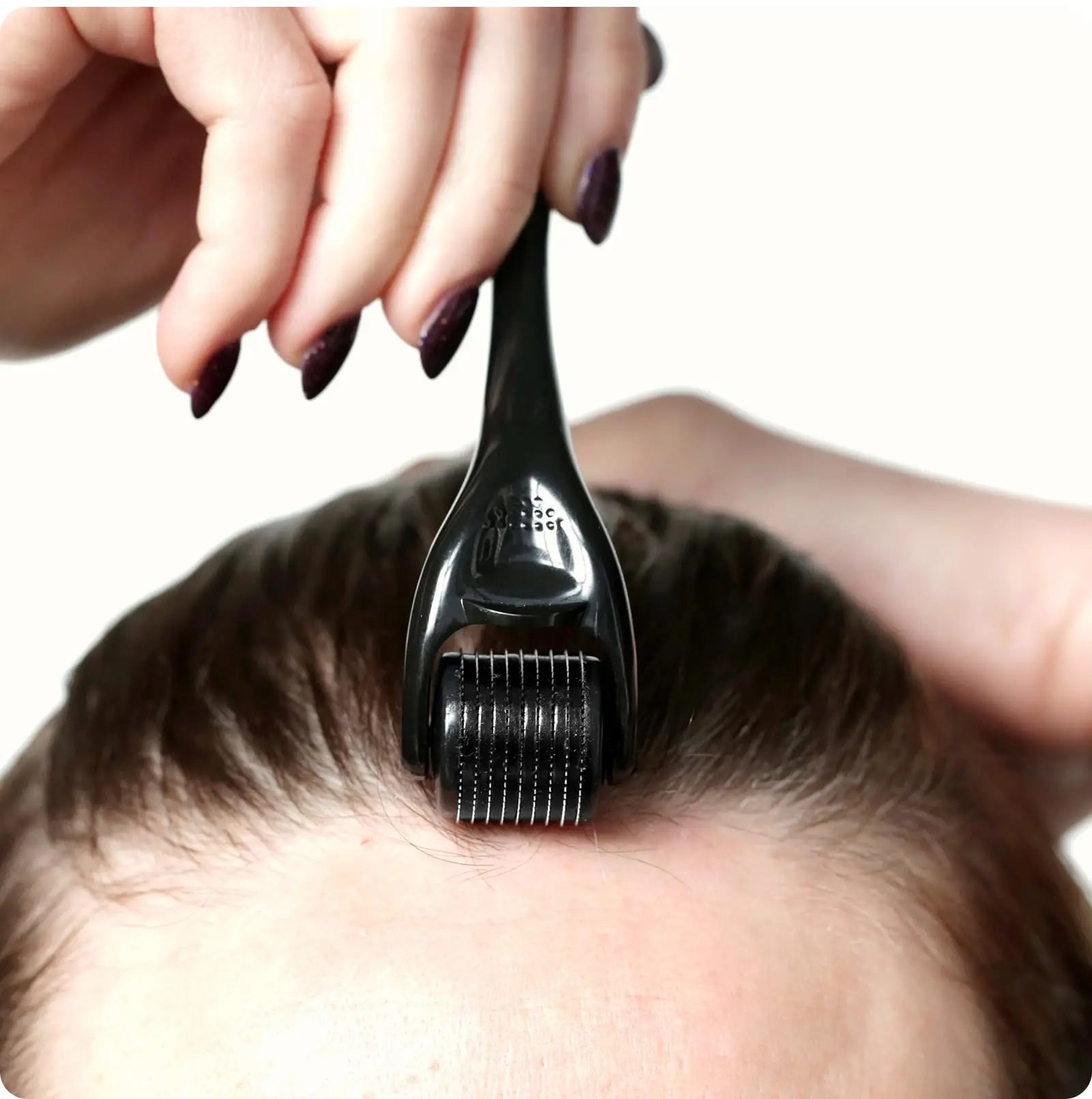 Derma Roller for Hair Growth & Face Care - Microneedling Pen with 540 Needles Scalp Beard Massager for Men Women Skin Care Tool