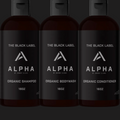 Black Label Alpha  Shower Set