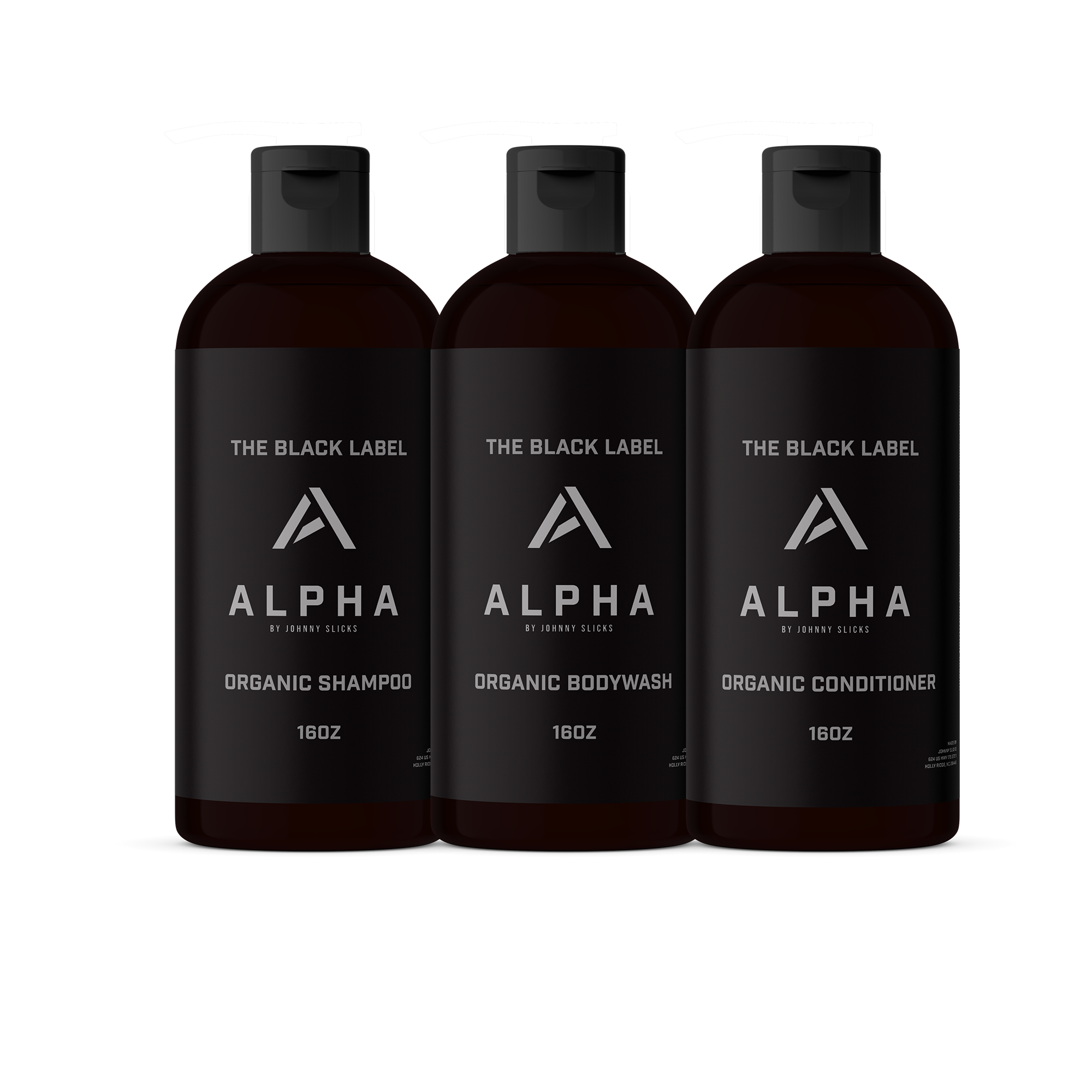 Black Label Alpha  Shower Set