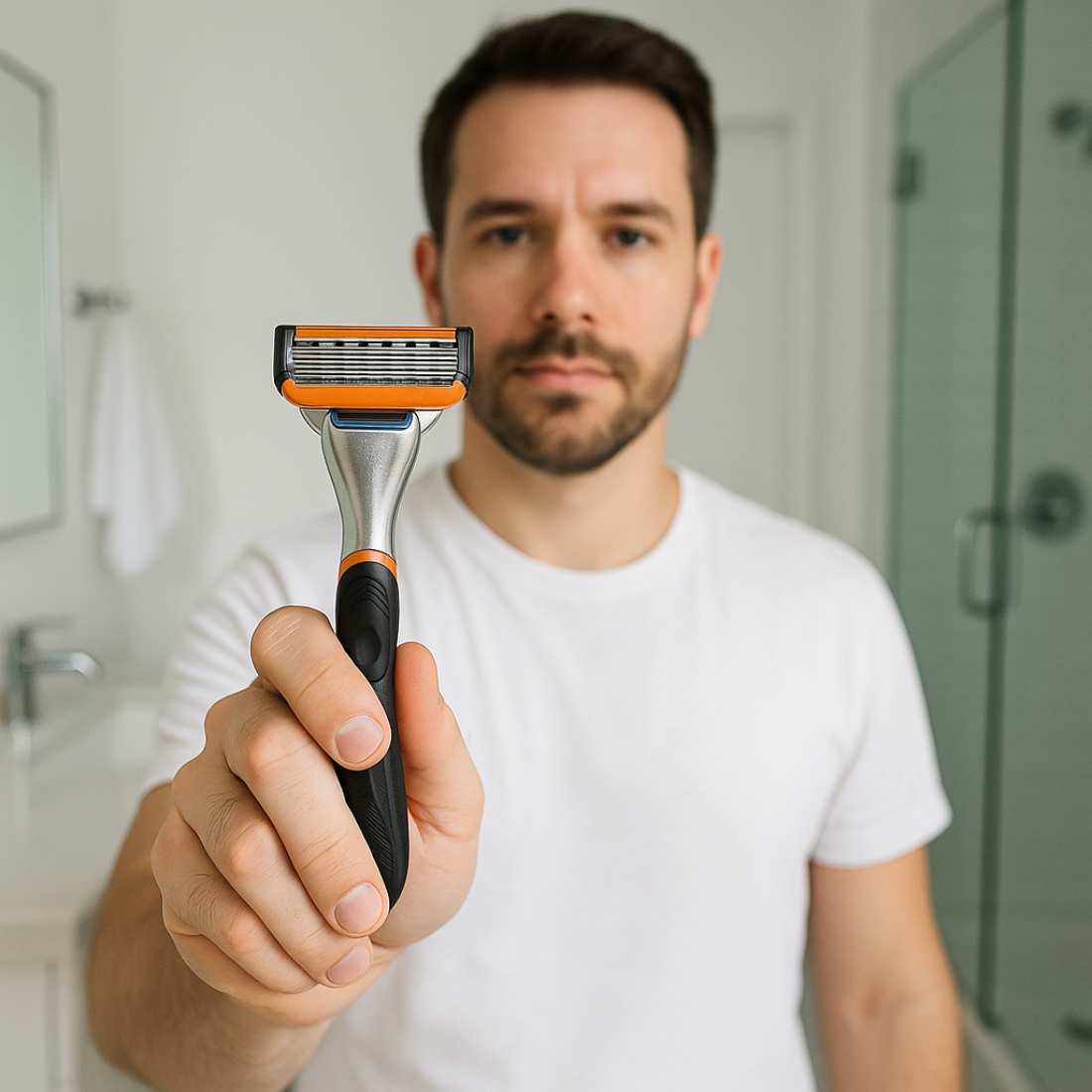 Cartridge Razor Handle