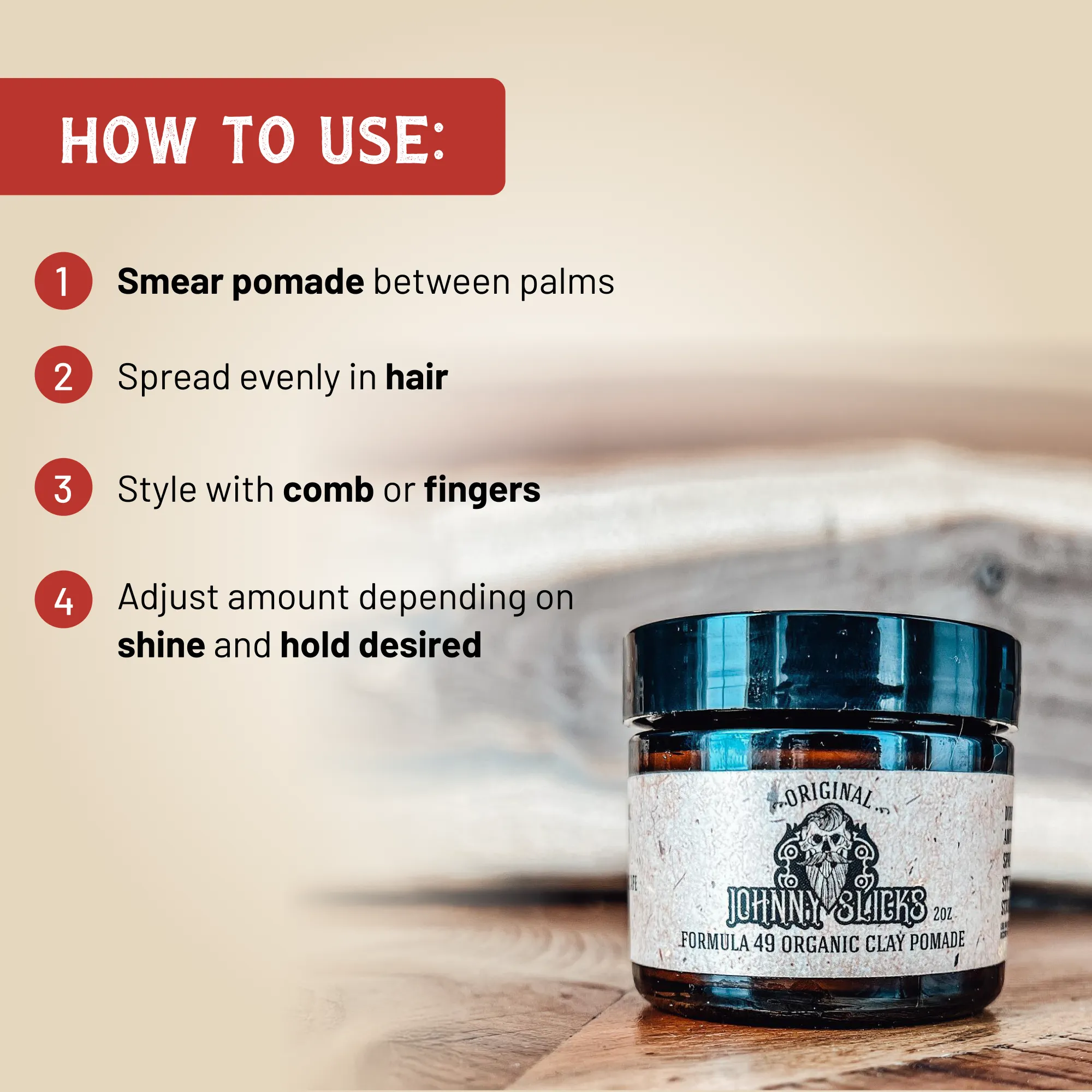 Organic Clay Pomade