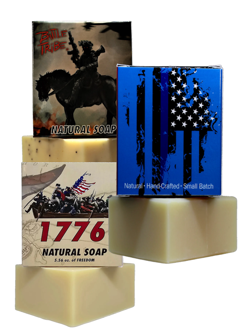 Patriot & Company | 1776, Sheepdog & Own the Night 3-Bar Soap Bundle