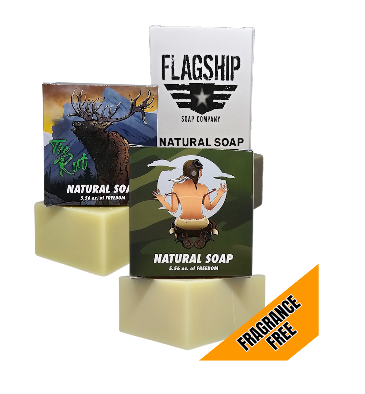 Patriot & Company | Flagship, Plain Jane & The Rut 3-Bar Soap Trio