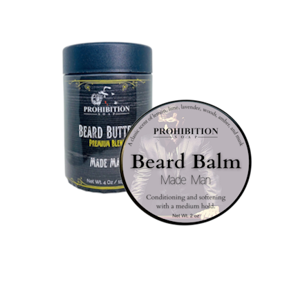 Prohibition | Beard Balm & Beard Butter Man Made Duo