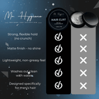 Matte Finish Hair Clay - Strong Hold. Zero Shine. All-Day Control.