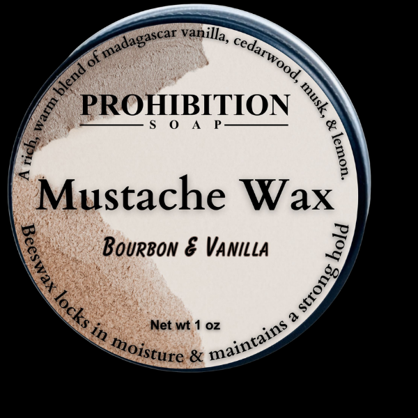 Bourbon & Vanilla Mustache Wax