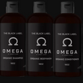 Black Label Omega Shower Set