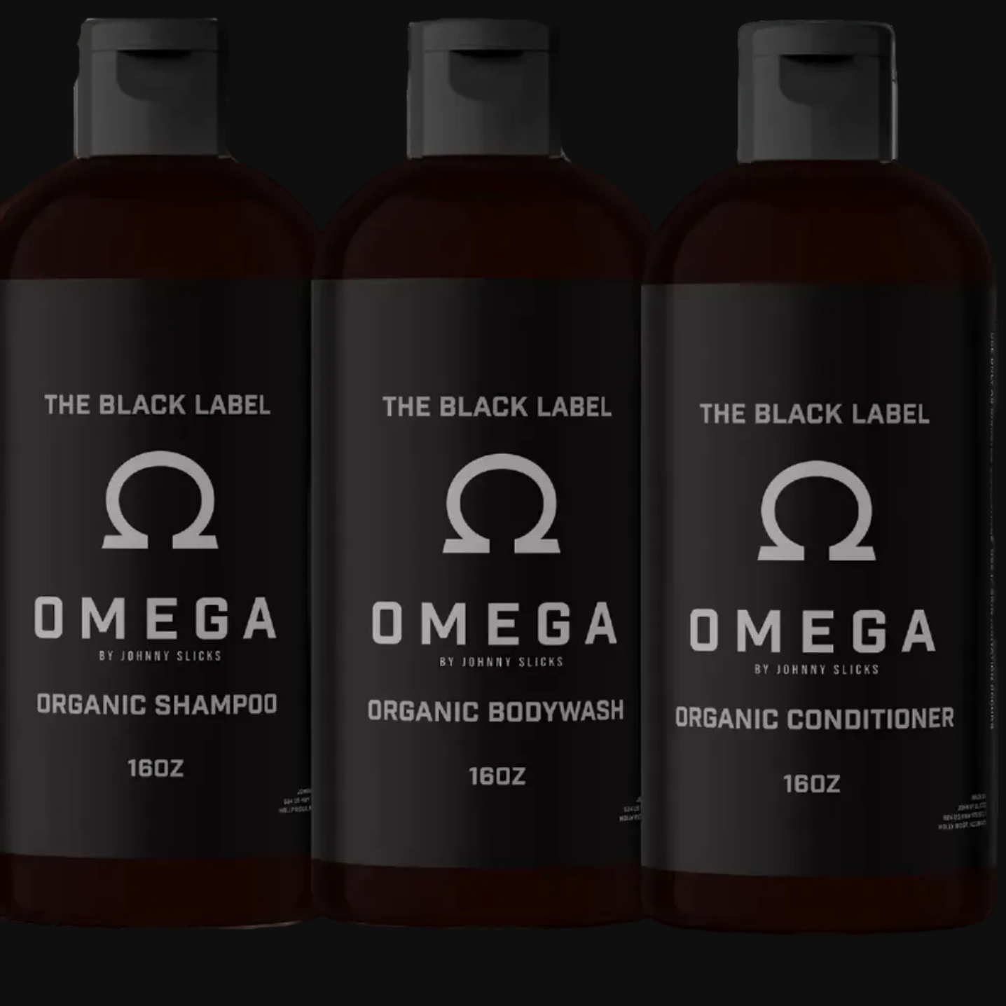 Black Label Omega Shower Set