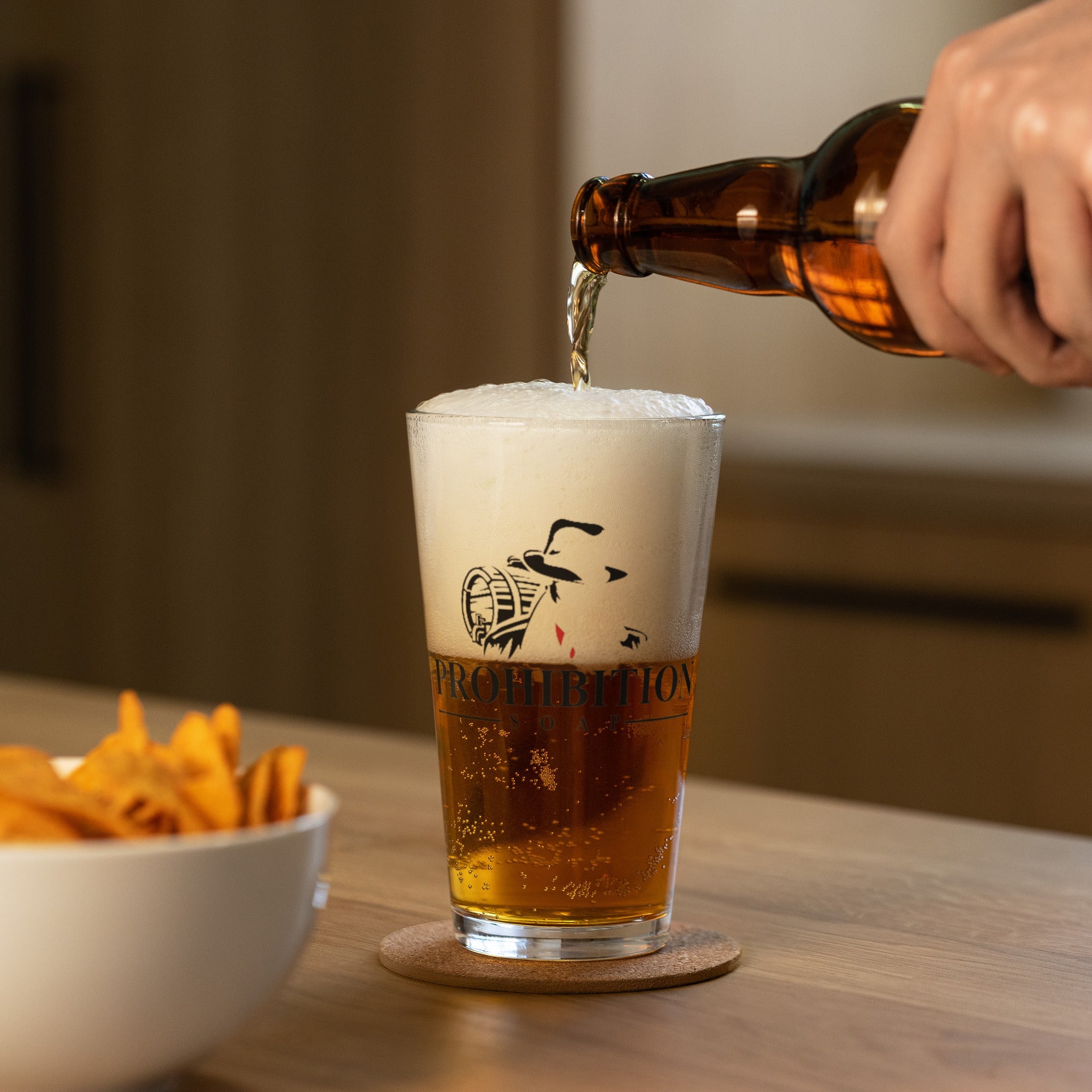 Prohibition Soap Shaker Pint Glass