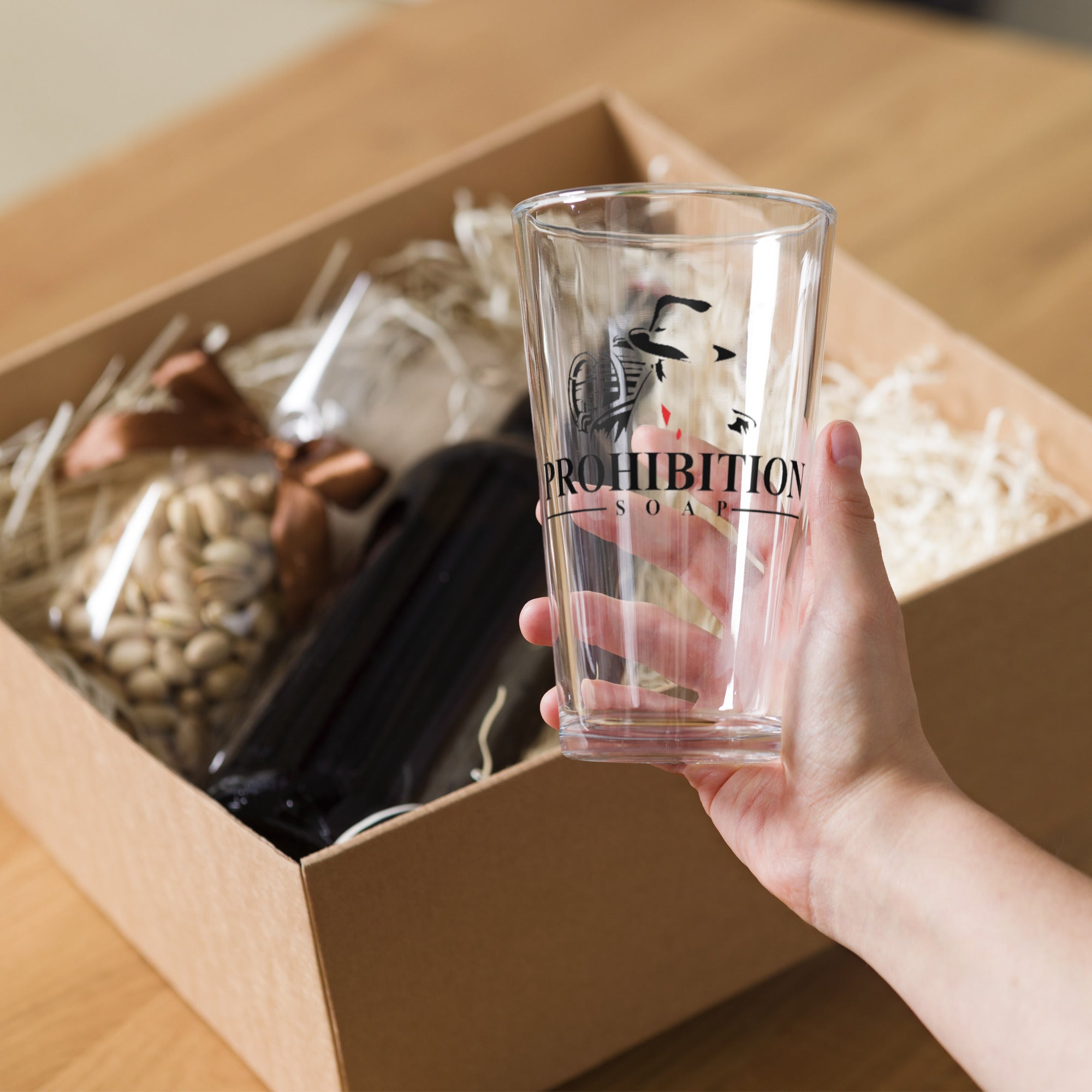 Prohibition Soap Shaker Pint Glass