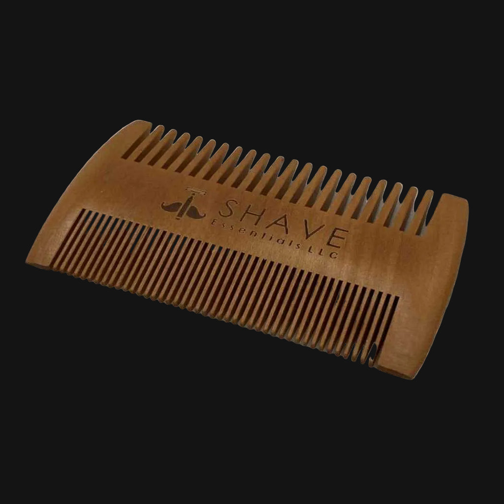 Wood Beard Comb - Essential Beard Care Accessories