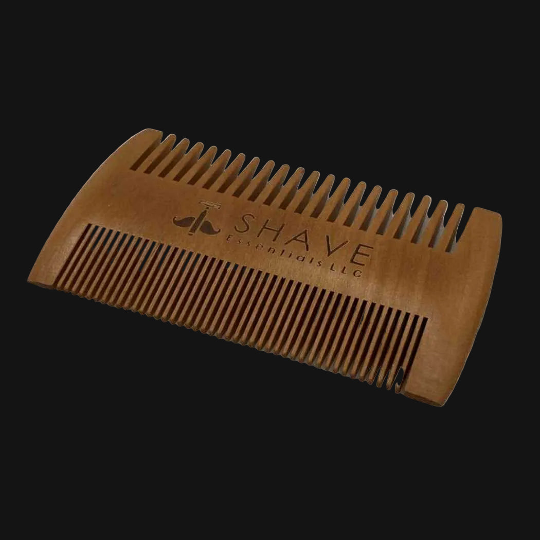 Wood Beard Comb - Essential Beard Care Accessories